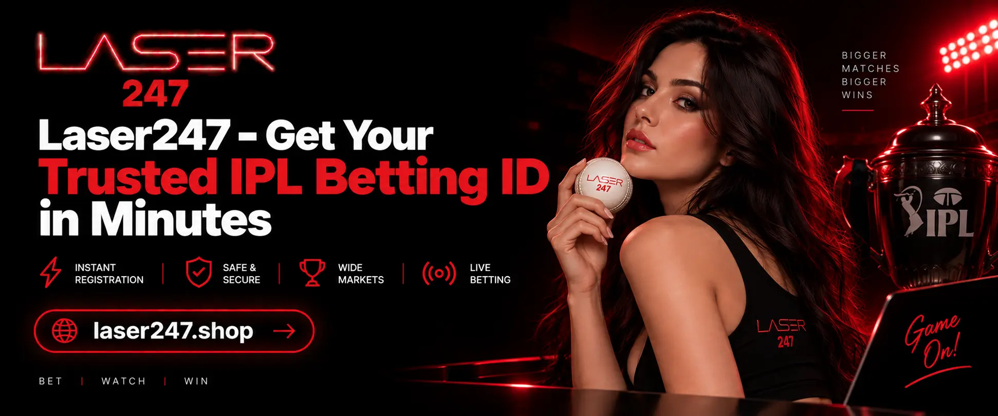 IPL betting ID by Laser247 Banner by Laser247.shop