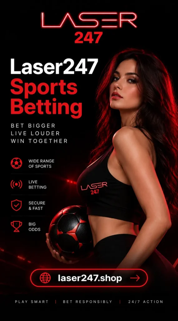 Laser247 Sports Betting Banner by Laser247.shop