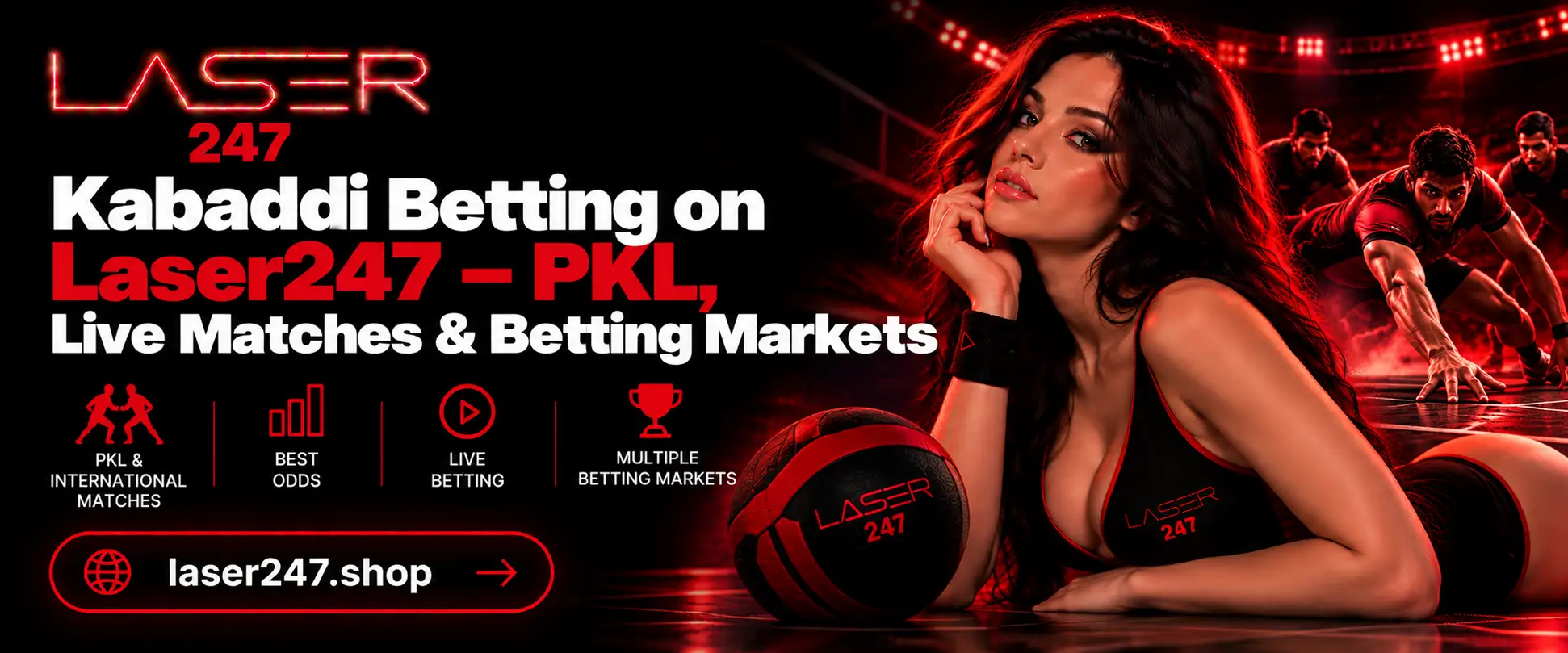 Kabaddi Betting on Laser247 Hero Image Banner by Laser247.shop