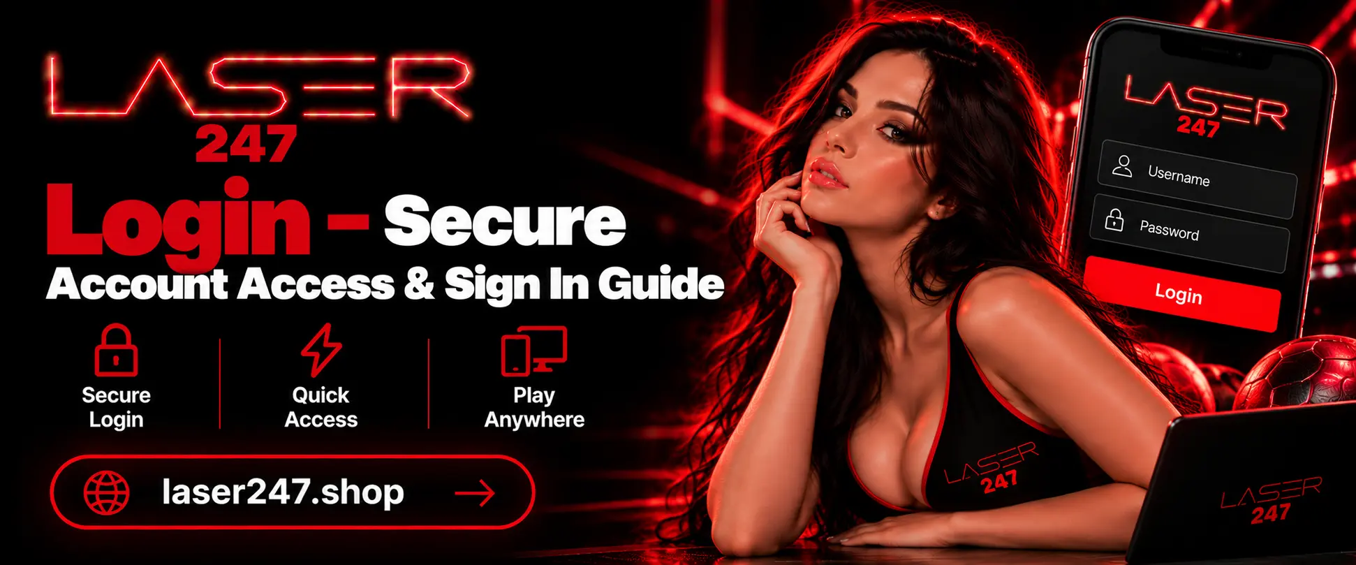 Laser247 Login Guide and process hero image by laser247.shop