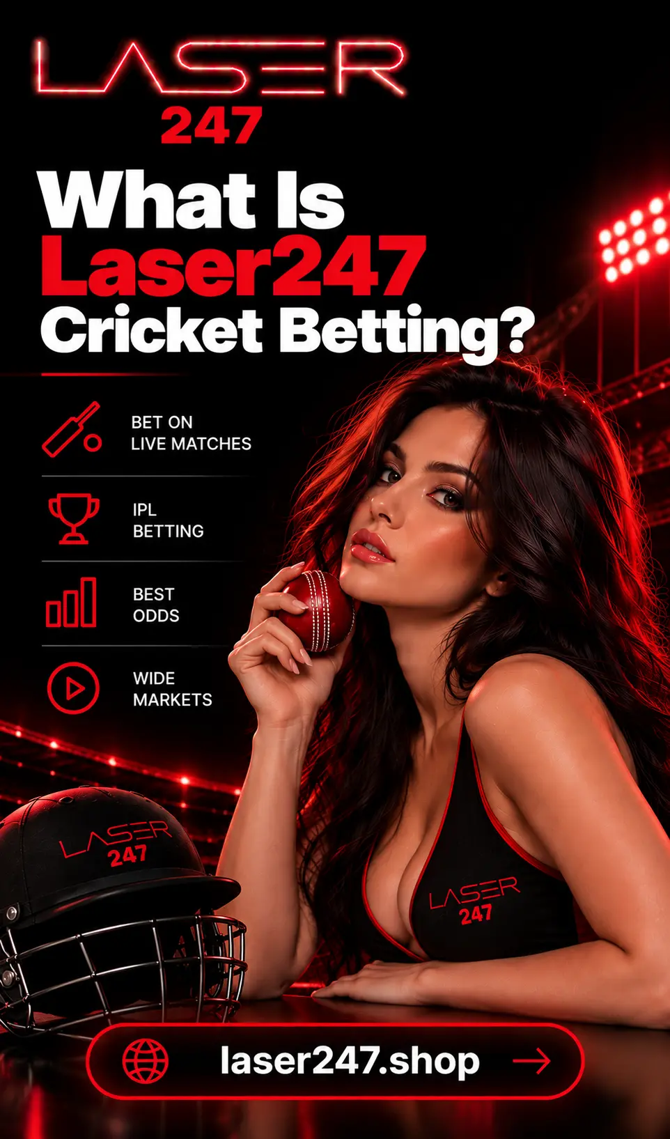 What is Cricket Betting Banner by laser247.shop