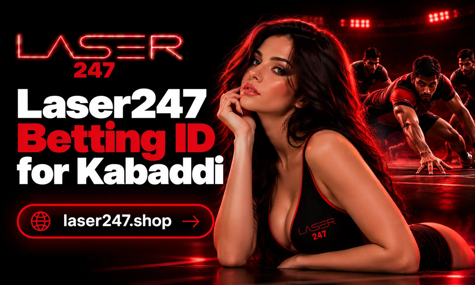 laser247 betting ID for kabaddi banner by Laser247.shop